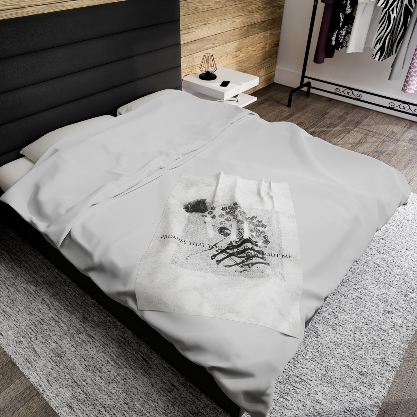 "Afterlife" Velveteen Plush Blanket