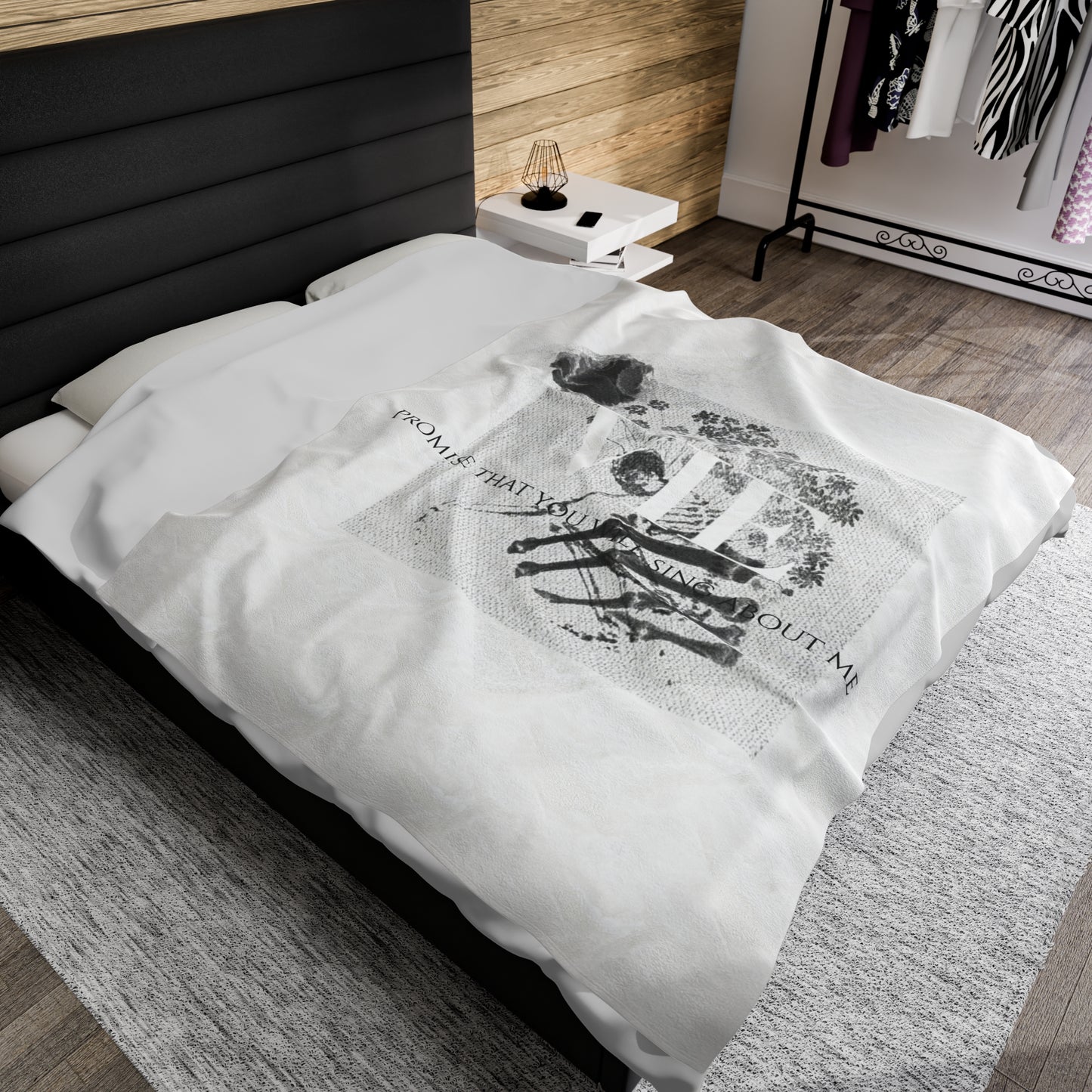 "Afterlife" Velveteen Plush Blanket