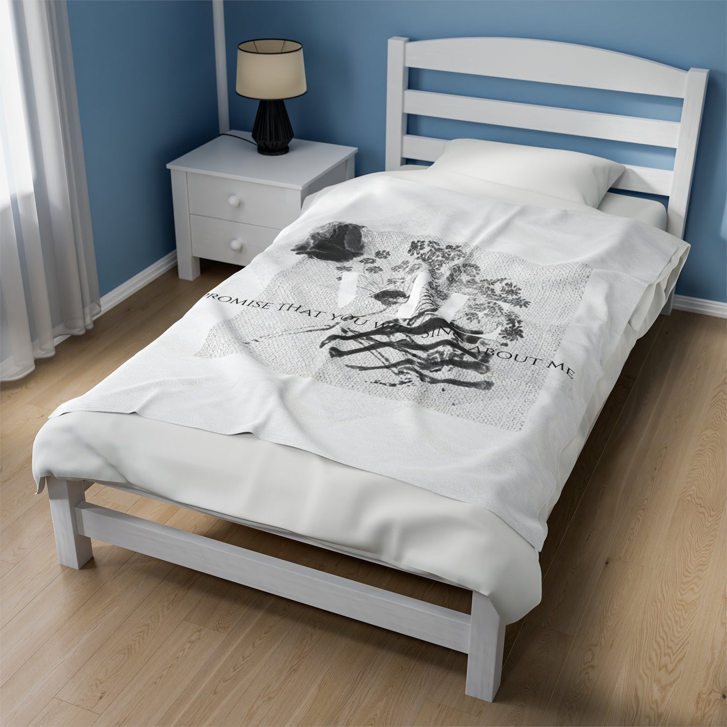 "Afterlife" Velveteen Plush Blanket