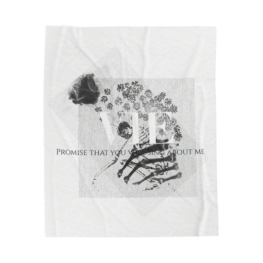 "Afterlife" Velveteen Plush Blanket