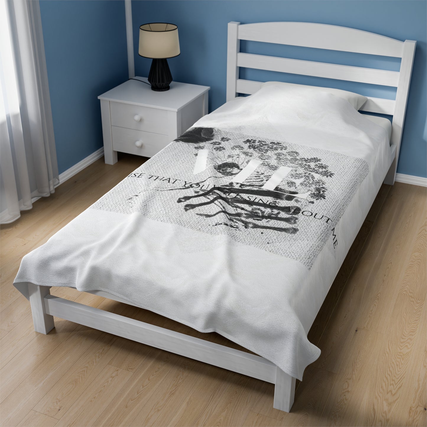 "Afterlife" Velveteen Plush Blanket