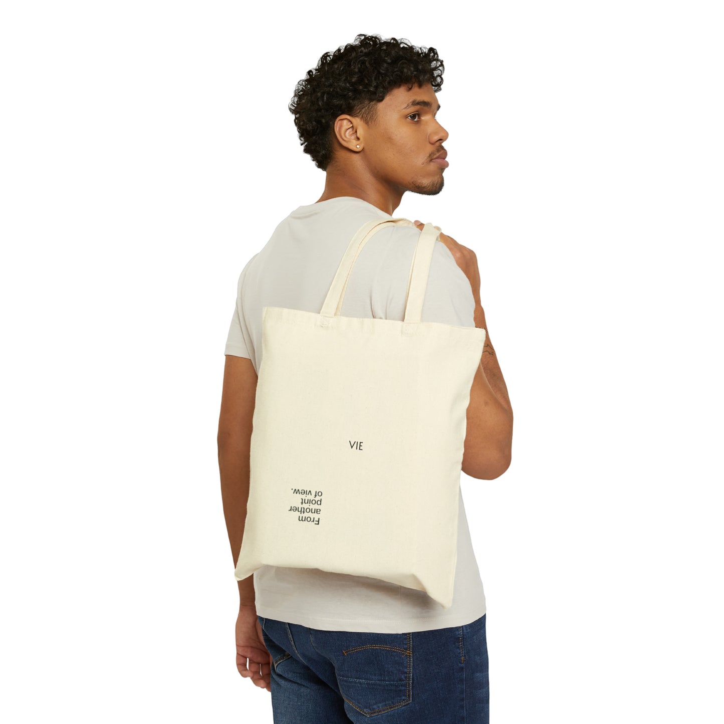 "Culture" Cotton Canvas Tote Bag